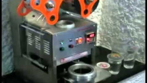 Máy đóng nắp ly nhựa, máy ép nắp ly trà sữa, nước mía tự động hoàn toàn, 01667154307