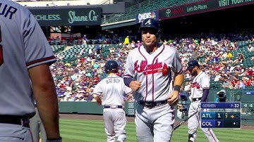 ATL@COL: Freeman plates d