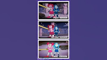 Yellow Spinel appears, the same scene but three versions #animation #bluespinel #stevenuniverse