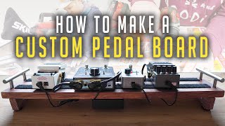 How to Make A Simple Wood Pedalboard (like a Pedltrain Nano)