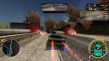 NFS Most Wanted REDUX V3 - Pontiac Firebird Trans Am VS 15 Opponents + Max Level Cops