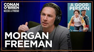 Zach Braff On Working With Florence Pugh & Morgan Freeman | Conan O'Brien Needs A Friend