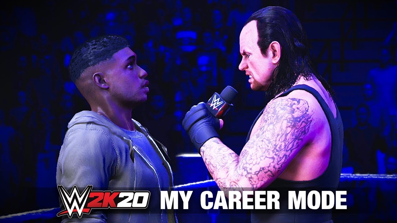 Wwe 2k20 My Career Mode Ep 11 The Undertaker Returns - wwe the undertaker dude roblox