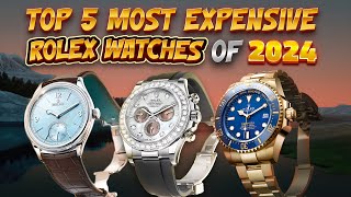 Rolex Royalty⌚ 2024's Top 5 Most Luxurious Timepieces