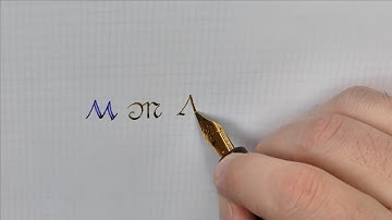 How to write the Capital “M” in six different scripts – Handwriting Practice