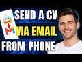 How to Send A CV via Email from Phone (Easy Guide, 2026)