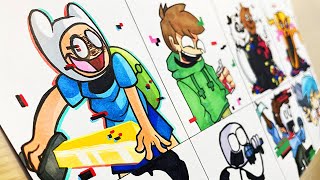 Drawing FRIDAY NIGHT FUNKIN' NEW PIBBY MOD/Corrupted full week/Finn and Jake /Eddsworld