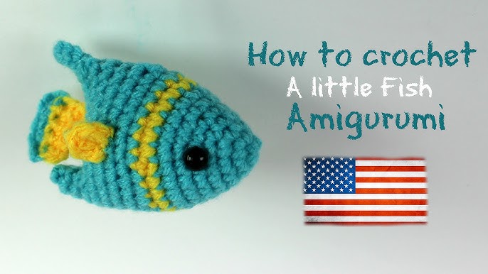 No-Sew No-Fuss Crochet Goldfish Pattern! Clear Tutorial 