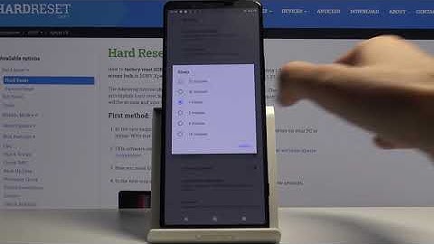 How to Adjust Screen Timeout in SONY Xperia 1 II - Change Sleep Time