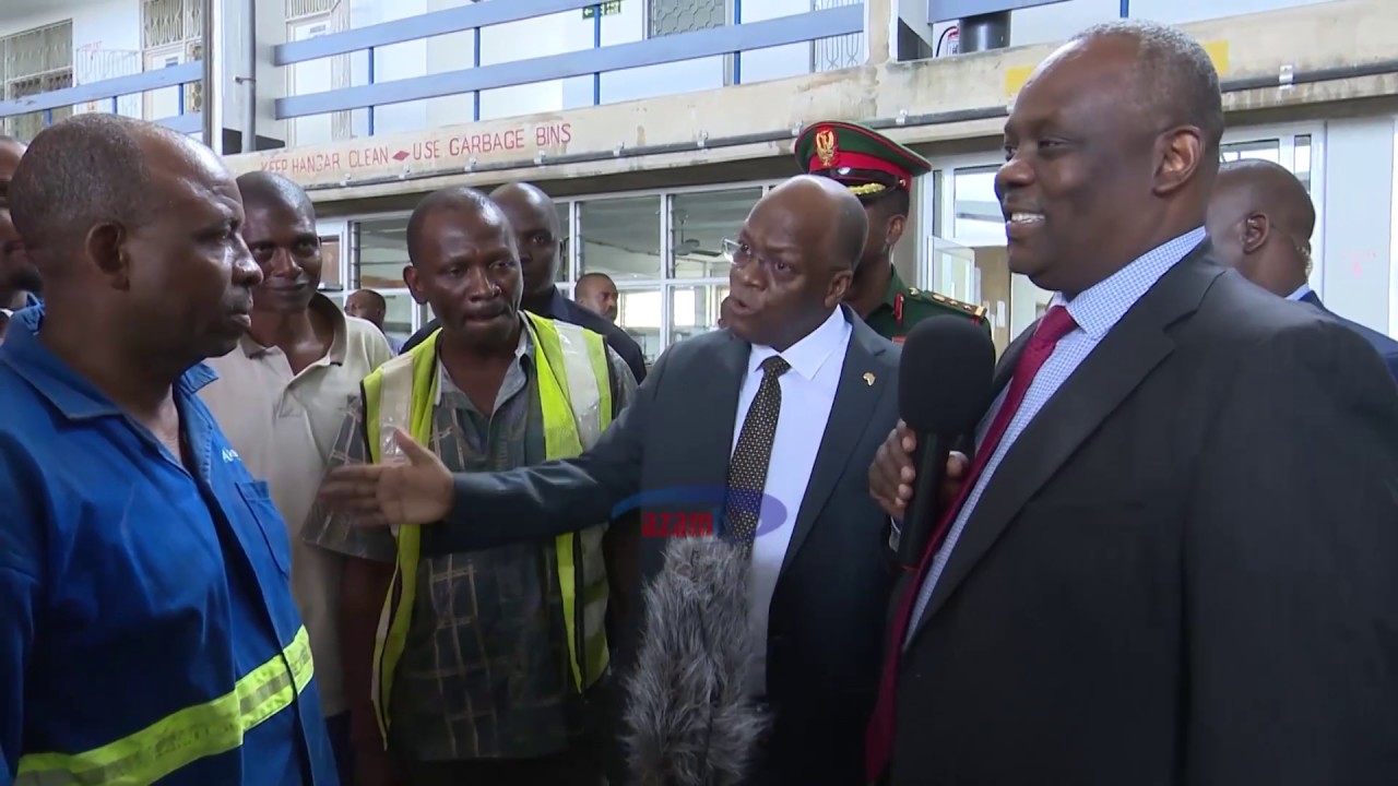 Rais JPM akagua ndege ya Serikali, awapa milioni 10 wachoraji