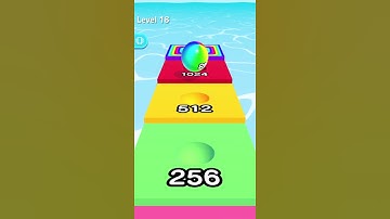 Ball Run 2048 🎱 18 Level Gameplay Walkthrough | Best Android, iOS Games #shorts