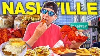NASHVILLE FOOD TOUR! Eating EVERYTHING in Nashville, TN | RV Living