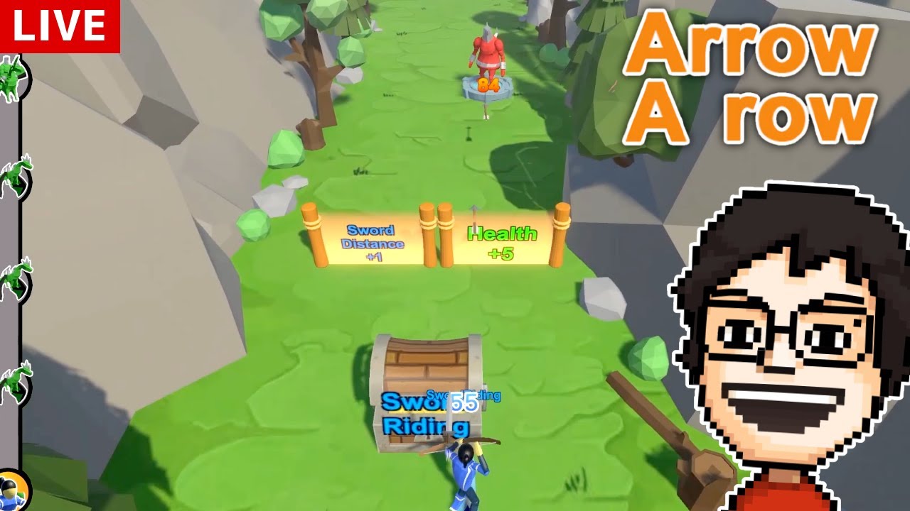 広告で見たことある感じの『Arrow a Row』というゲームで遊ぶ！