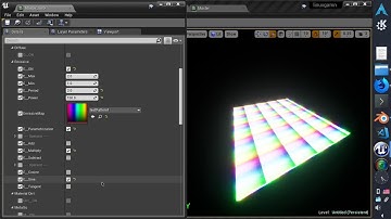 [UE4] Having fun with parametric emmisive material
