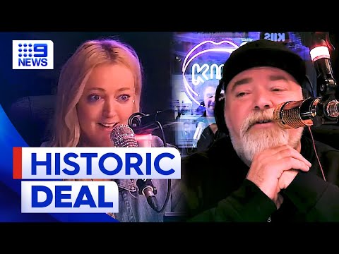 Kyle and jackie o sign multi-million-dollar deal for 10 years | 9 news australia
