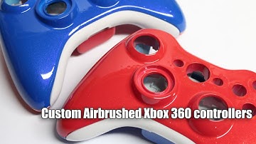 Custom Airbrushed Xbox 360 Controllers