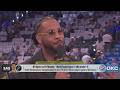 NBA Showtime | Carmelo reacts to OKC make shocking change in starting lineup for Game 2 vs Spurs