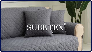 Reversible Quilted Sofa Slipcover | Subrtex