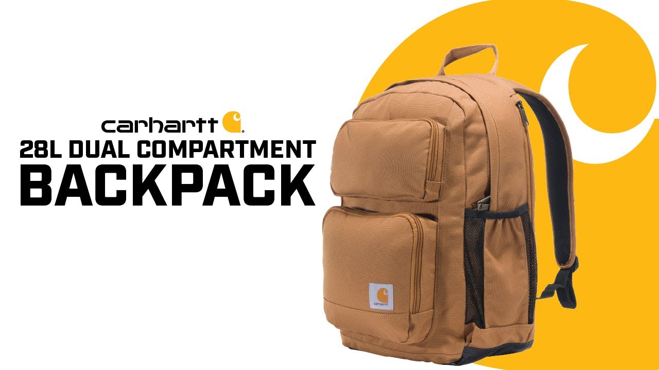 Carhartt 28L Dual-Compartment Backpack - YouTube