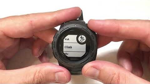 Garmin Instinct - Adjust Data Screen/ Data Fields in Activities