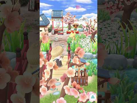 【ポケ森】峠の茶屋【キャンプ場】#ポケ森 #animalcrossing #shorts