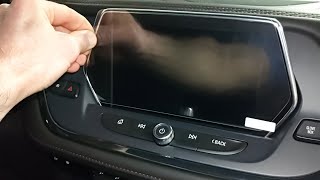 2019-2022 Chevy Blazer touch screen protector install