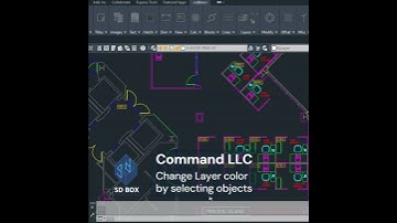 sdbox ⮕  Change Layer color by selecting objects.