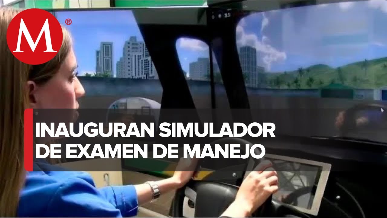 Jalisco inaugura su primer simulador de examen de manejo - YouTube