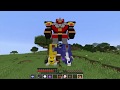 Minecraft: VIRAMOS O MEGAZORD NO MINECRAFT!!  ‹ DONAT3LO ›