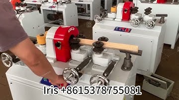 Testing video of wood broom handle making machine | Wood Broomstick Milling Machine