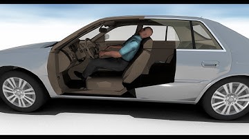 Rear-Impact Animation | Occupant Kinematics | Crash Animation Studios