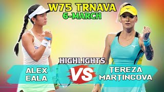 Alex Eala vs Tereza Martincova FULL Highlights (5-March) ITF Trnava 2024