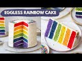 Eggless Rainbow Cake from scratch | Epic 6- Layer Rainbow Cake at Home | Bake With Shivesh
