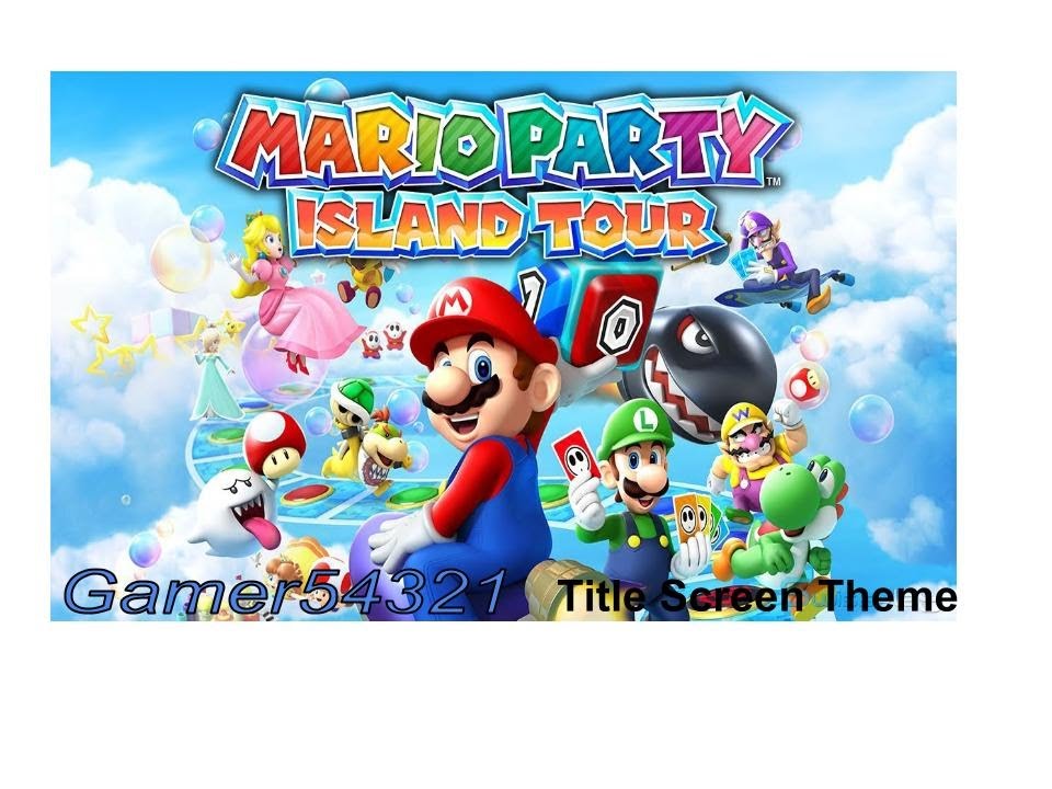 mario party island tour title screen music