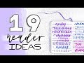 19 Header Ideas + Lettering Tips || Bullet Journal Ideas