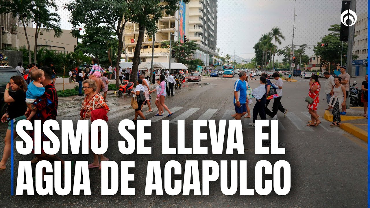 ¡Ni con bolillo! Sismo del 2 de enero deja sin agua a la mitad de Acapulco