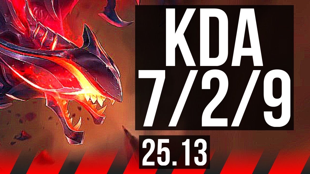 REK'SAI vs JAYCE (TOP) | 7/2/9, 800+ games | KR Master | 25.13