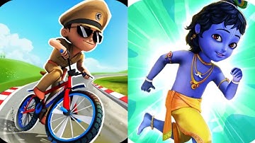 Little Singham Cycle Race VS Little Krishna Game 2025 Gameplay Android, ios Part 6