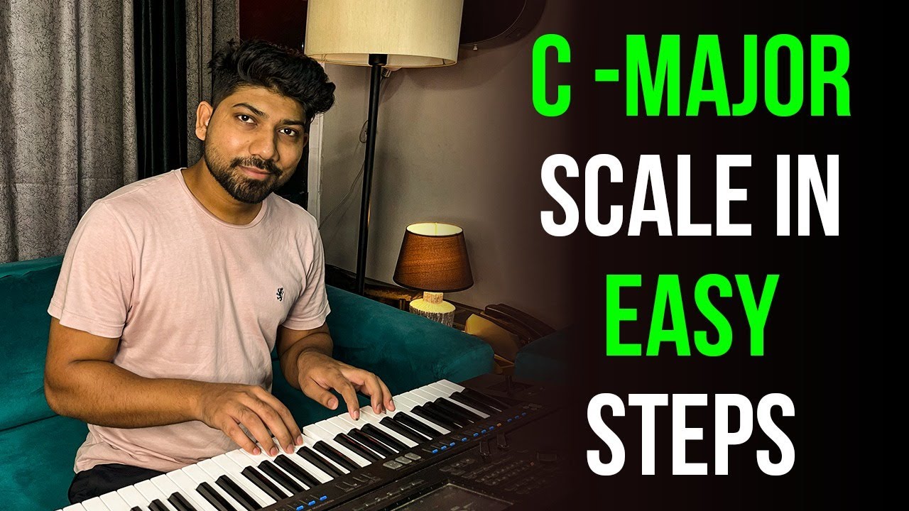 How to Play C Major Scale Step by Step Tutorial | Piano Beginner Lesson ...