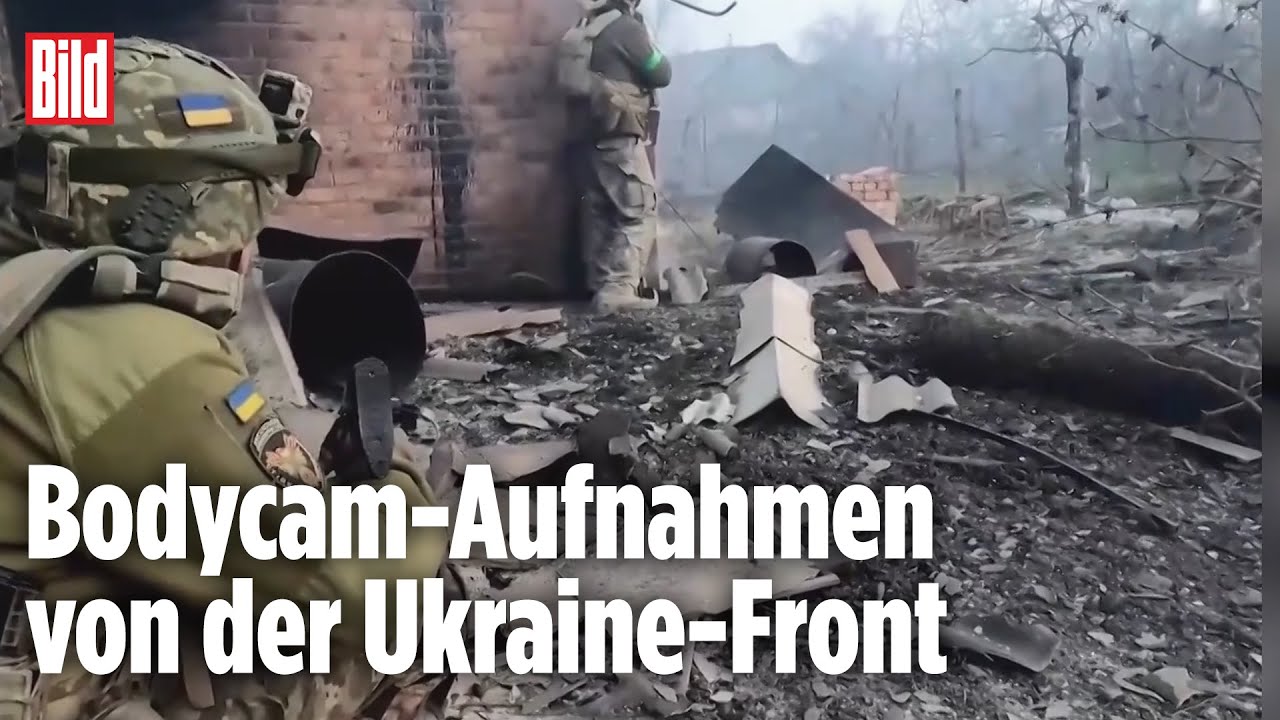 Ukrainische Soldaten filmen Schlacht bei Bachmut