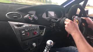 Ford Focus RS mk1 Quaife Dogbox Test Drive Racecar