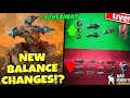 NEW BALANCE CHANGES!? + LIO GIVEAWAY | War Robots 11.3