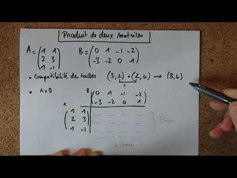 Vidéo: Comment Trouver Le Produit De Matrices