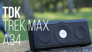 Обзор: колонка TDK TREK Max A34(Купить TDK TREK Max A34 можно на Amazon: www.amazon.com/TDK-Life-Record-Wireless-Weatherproof/dp/B00JST4VHW/?tag=au0d89-20 ..., 2014-09-11T08:01:32.000Z)