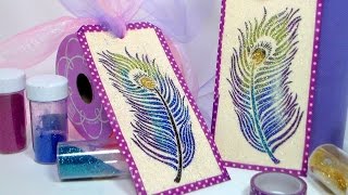 Wow! Awesome Glitter Stencil Tutorial! {Use what YOU have DIY!}