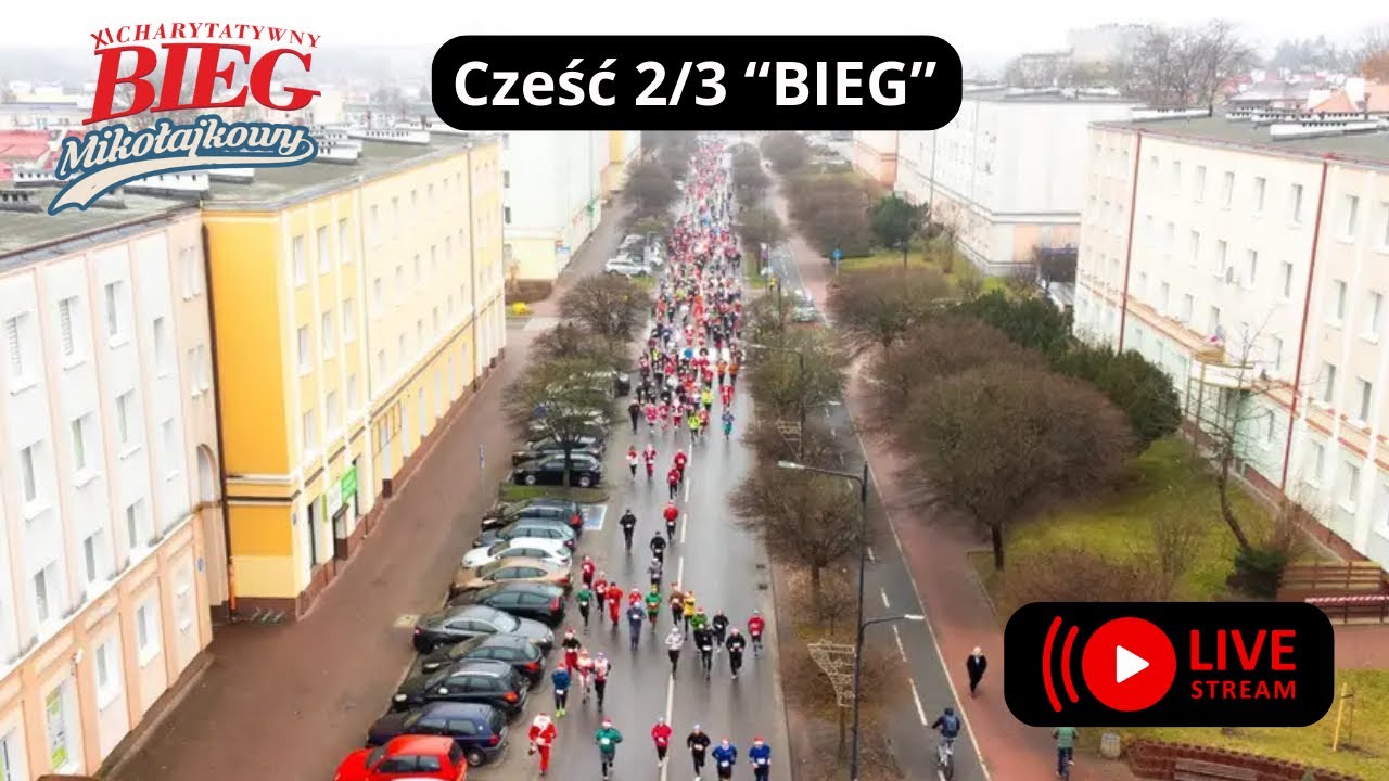 Relacja XI Charytatywny Bieg Mikołajkowy - Część 2/3 „Bieg”
