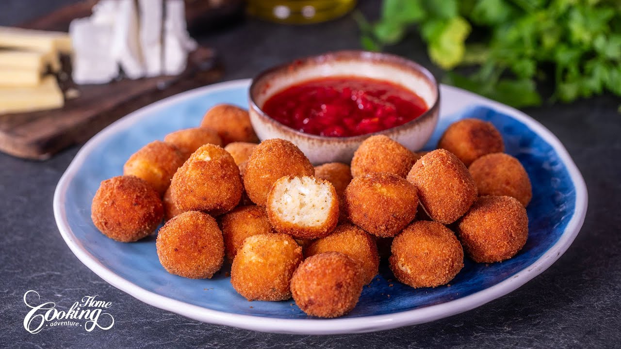 Four Cheese Crispy Cheese Balls - Easy and Quick Recipe