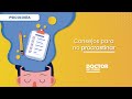 Consejos para no procrastinar