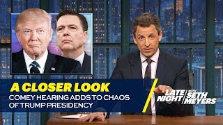 Comey Hearing Adds to Chaos of Trump Presidency: A Closer Look