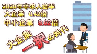 就活生から見向きもされない中小企業の求人倍率が酷い【大卒求人倍率調査】